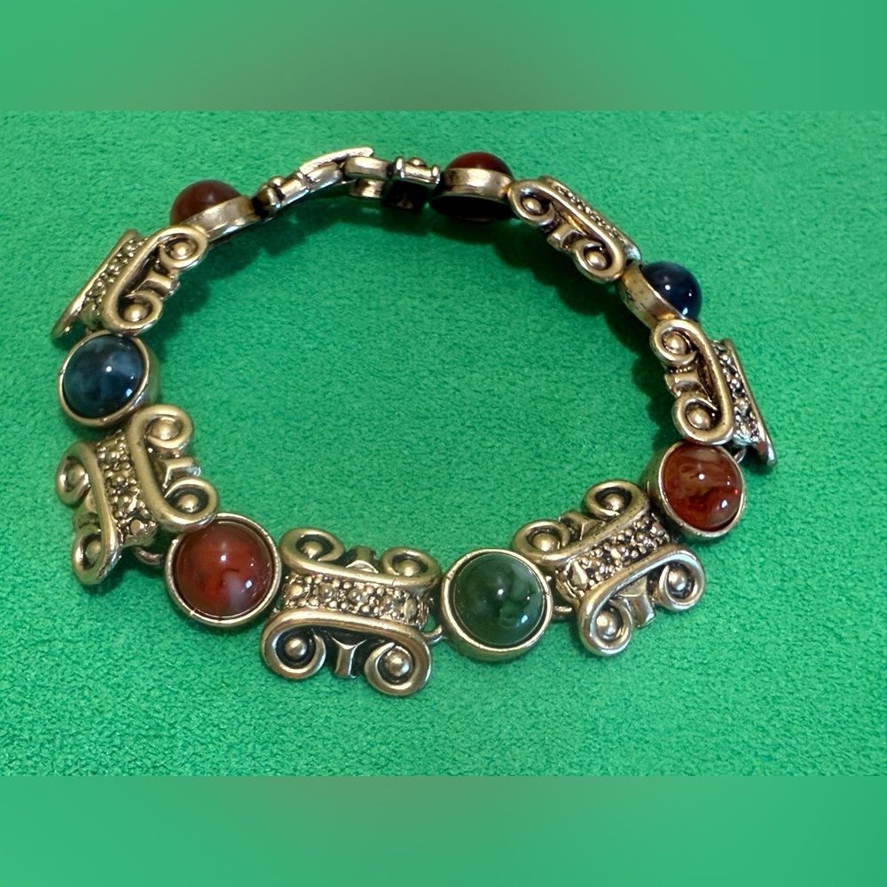 Vintage Mogul Etruscan Style Bracelet